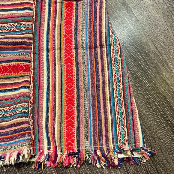 Colorful High Waisted Boho Skirt - Picture 6 of 7